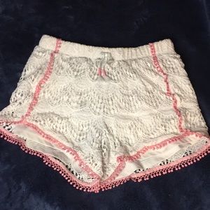 Jessica Simpson lace short for girls size L